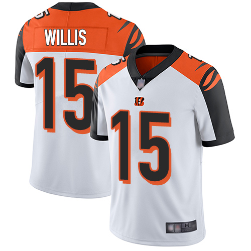 Cincinnati Bengals Limited White Men Damion Willis Road Jersey NFL Footballl #15 Vapor Untouchable